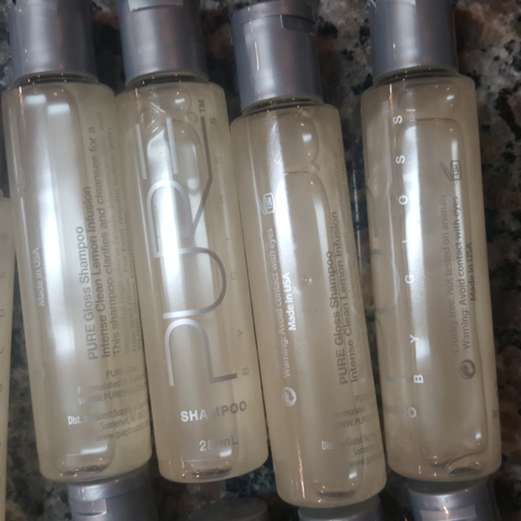 Pure By Gloss shampoo lot of 10 new 28 ml each new travel clean lemon infused - Picture 3 of 9